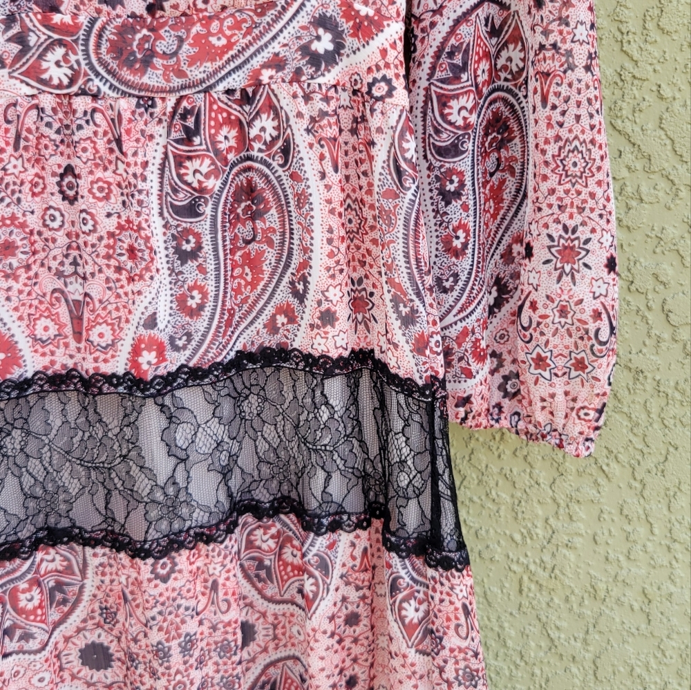 Alice + Olivia Bohemian Paisley Daren Maxi Dress - Picture 5 of 7